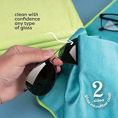 SCRUBIT Microfiber Cloths for Glass – Lint Free Window Cleaning Cloth for - Image 5