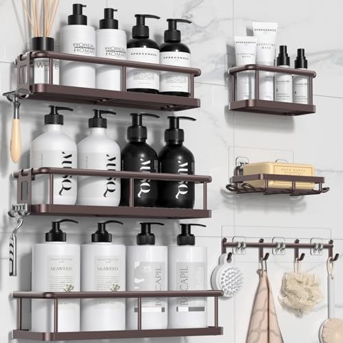 YASONIC Shower Caddy Adhesive, Rustproof Shower Organizer by YASONIC