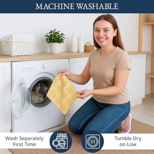 LANE LINEN Cotton Kitchen Towels Set, Quick-Drying Dish Towels - Image 6