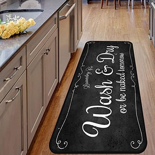 Laundry Room Long Mat Area Rug Non-Slip Floor Mat Waterproof Farmhouse Carpet - Image 6