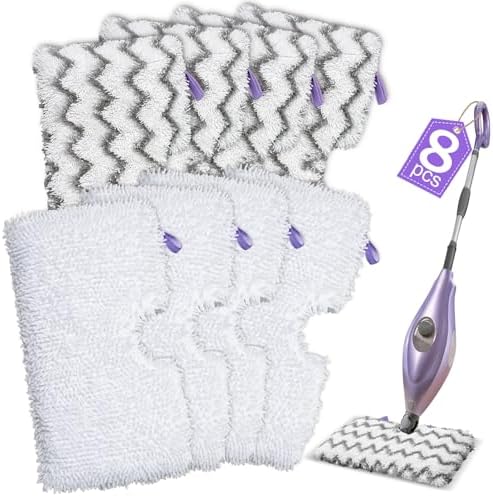 8-Pack S3501 S3601 Steam Mop Replacement Pads Compatible by Unknown