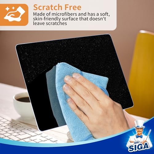 MR.SIGA Microfiber Cleaning Cloths, All Purpose Microfiber Towels, 15 Pack - Image 5