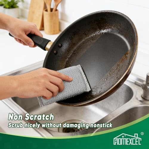 HOMEXCEL All-Purpose Sponge Pads 12PK, Non-Scratch Dish Sponges - Image 3