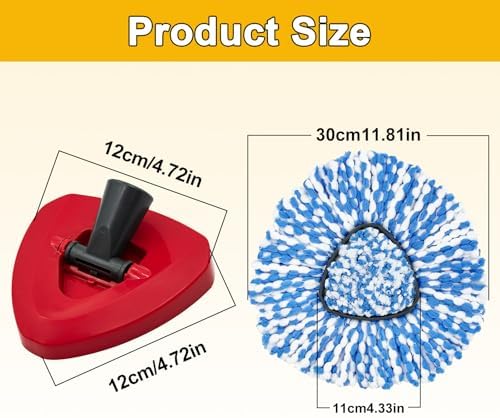5Pack Mop Replacement Head for O Cedar RinseClean 2 Tank System - Image 2