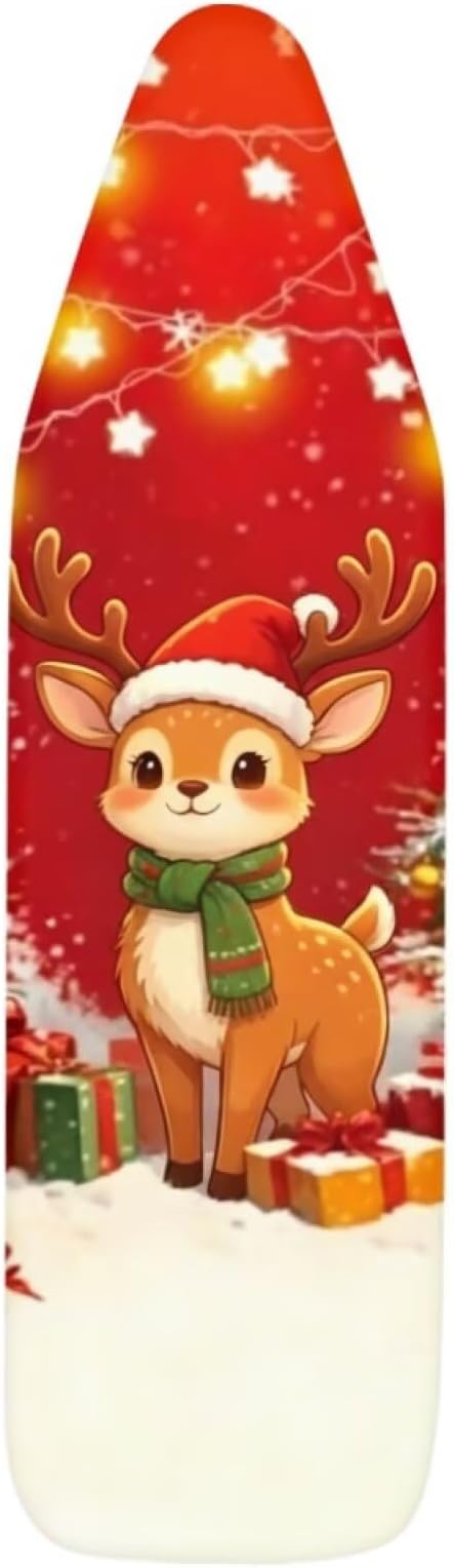 Christmas Reindeer Ironing Board Covers Heavy-Duty Fabric Non Slip Padded - Image 7