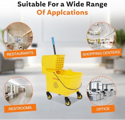 FAHKNS Commercial Mop Bucket - Image 6