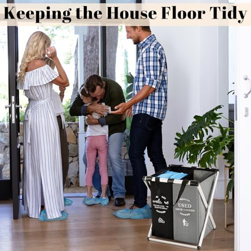 Foldable Shoe Covers Dispenser Box Storage - Image 4