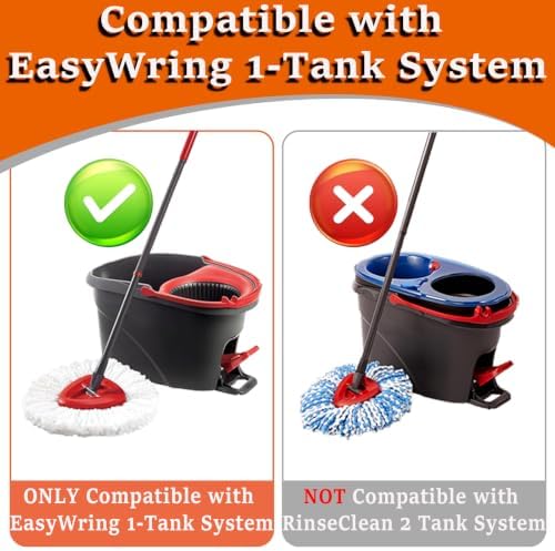 7+1 Spin Mop Heads Replacement Refill - Image 3