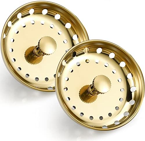 Retisee 2 Pcs Kitchen Sink Stopper Strainer Stainless Steel Drain Strainers by Retisee