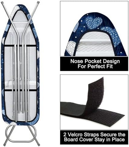 Ironing Board Cover 15"x54"，Standard Ironing Board Replacement Cover，Easy Fit - Image 3