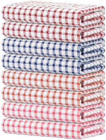 Nialnant 8 Pack Kitchen Towels, Dish Towels by Nialnant
