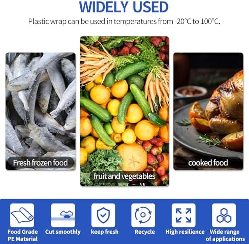 HAUKL Plastic Food Wrap with Slider Cutter - Image 6