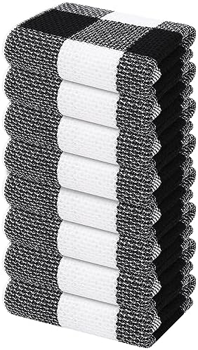 Mordimy Cotton Waffle Kitchen Towels, 8 Pack by Mordimy