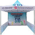 Custom Canopy Tent 10x10 with Logo, Custom Pop up Tent for Trade Show, Personalized Canopy for Advertising Event, Farmer Market, Business Branding