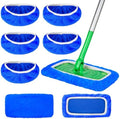 5 Pack Reusable Microfiber Mop Pads Compatible by AmaVins