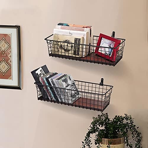 SheeChung [Extra Large Wall Storage Basket, Metal Hanging Basket - Image 6