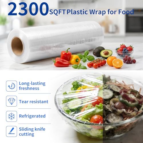 12" x 2300 SqFt Plastic Wrap - Image 4