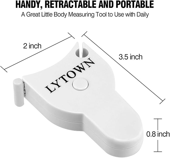 2PCS Body Tape Measure 60inch, Automatic Telescopic Tape Measure - Image 7