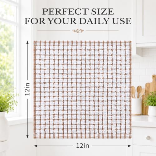 Homaxy 12 Pack Terry Kitchen Dish Cloths - Image 3