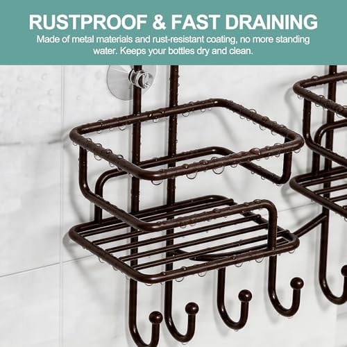 SRIWATANA Shower Caddy Hanging, Shower Organizer - Image 3