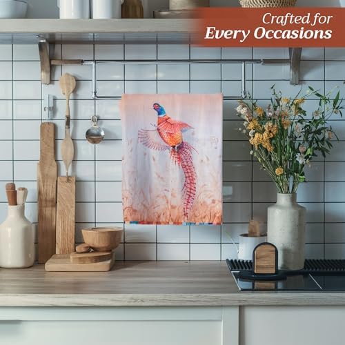 Maison d' Hermine Kitchen Towels Set of 3 Reusable 100% Cotton 27.50" x 20" - Image 6