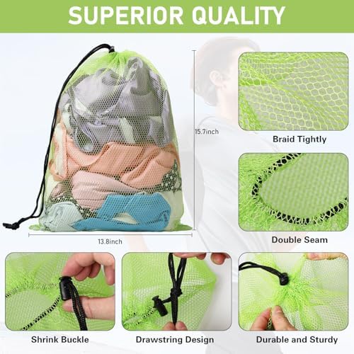 Durable Delicate 10/20/40/60/100PCS Mesh Laundry Bag - Image 5