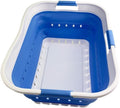 SAMMART 42L Collapsible Plastic Laundry Basket by SAMMART