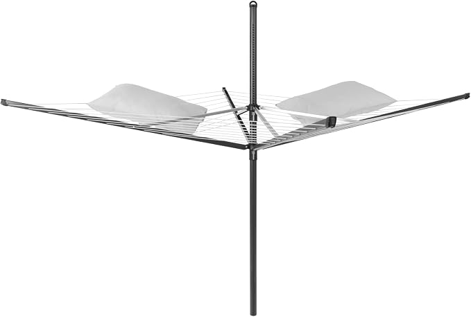 Brabantia Lift-O-Matic Outdoor 4 Arm Clothesline Height Adjustable, Folding - Image 9