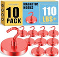 VNDUEEY Magnetic Hooks Heavy Duty, 110 Lbs Strong Magnets by VNDUEEY