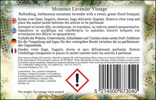 Good Life Mountain Lavender Scented Sachets | Designed in New Zealand | 12 - Image 6
