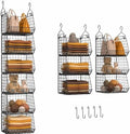 6 Tier Closet Hanging Organizer, Clothes Hanging Shelves by X-cosrack