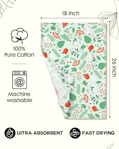 Miss Adola 150GSM Flour Sack Kitchen Towels Set of 2 - Image 5