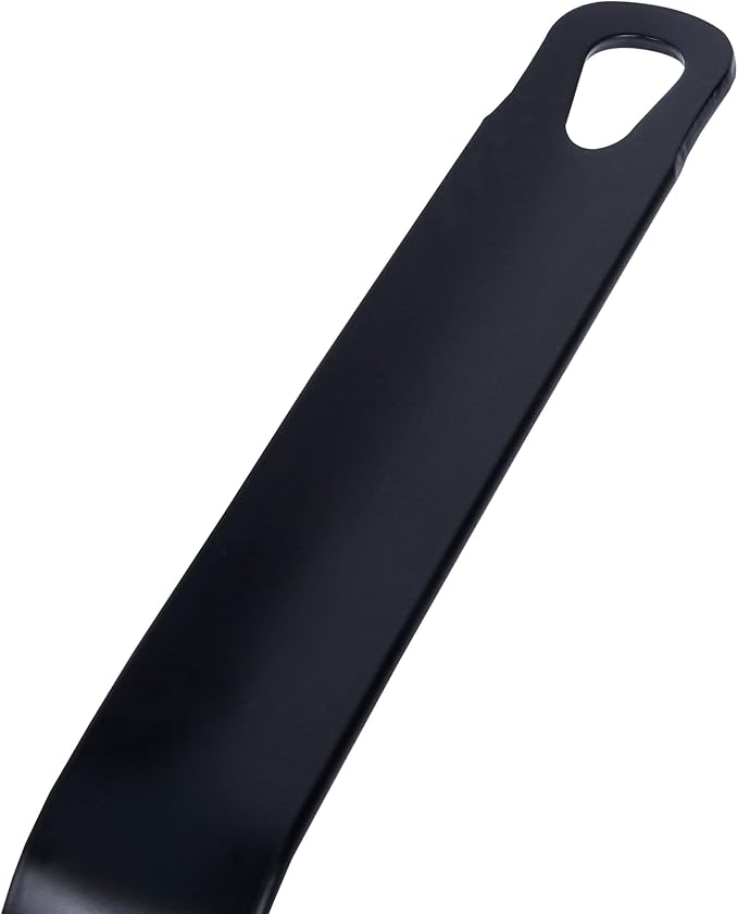 Restaurantware Met Lux 9 Inch Fry Pans, 6 No-Stick Frying Pans - Induction-Ready, Triple-Riveted, Silver Carbon Steel Cooking Skillets, Durable, For Searing, Sauteing, And Browning Food