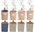 perfsign 4 Pack Hanging Basket for Door, Small Wall Basket Decor, Jute Hanging by perfsign