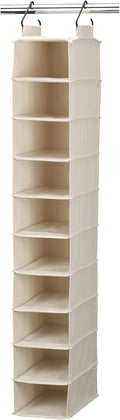 Household Essentials Hanging Shoe Organizer, 10 Pocket Wide Cubbies by HouseholdEssentials