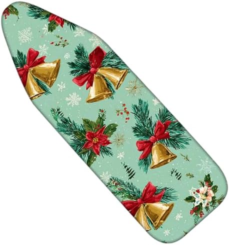 Nuxovilar Winter Bells Poinsettia Ironing Board Cover 15x54 by Nuxovilar