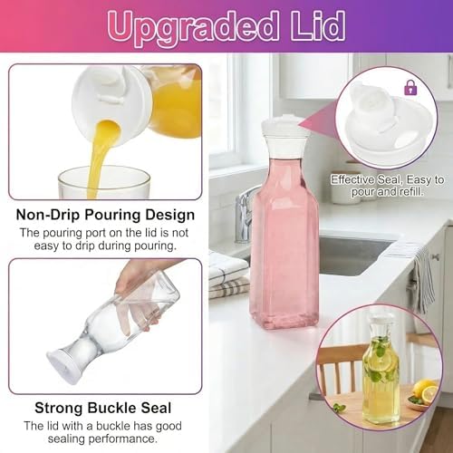 Goaste 4 Pack Laundry Detergent Dispenser, 54oz Laundry Soap Dispenser Bottle - Image 4