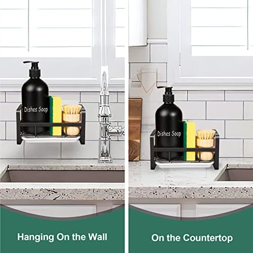 TEZZ Sponge Holder for Kitchen Sink- Stainless Steel Kitchen Sink Caddy for - Image 5