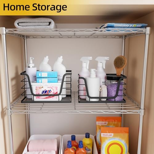 ALOCEO 2 Pack Storage Stackable Kitchen Laundry Organizers - Image 5