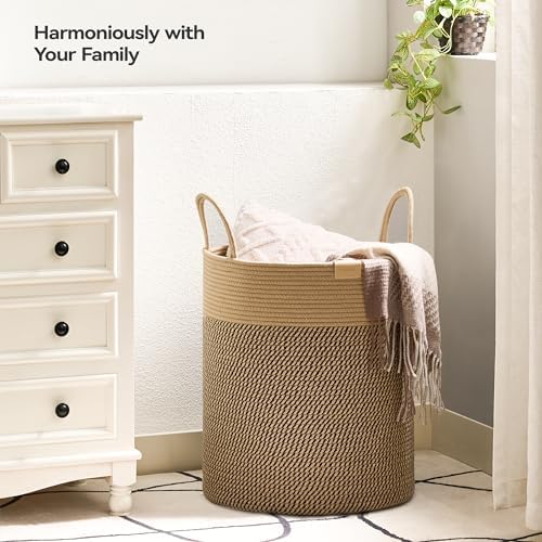 Nunsino Laundry Hamper 62L, Large Laundry Basket - Image 2