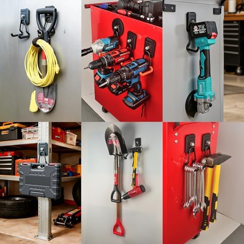 Heavy Duty Magnetic Hook, Large Utility Storage Magnetic Garage Hooks, Strong - Image 4