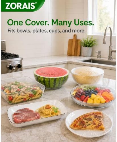 200PCS Plastic Bowl Covers, 2 Sizes Bowl Covers - Image 5