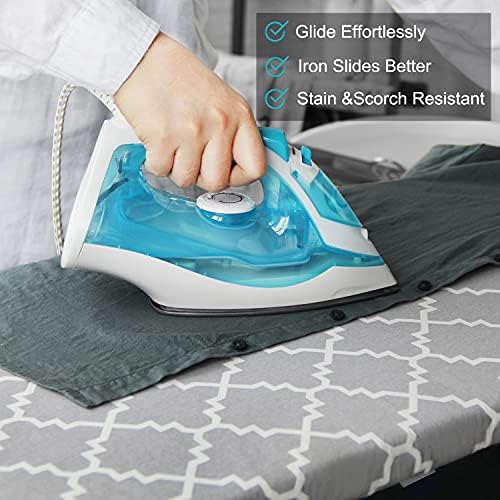 Ironing Board Cover and Pad Standard Size 15"x54", Resists Scorching and - Image 2