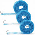 3PCS Laundry Line Portable Clothesline Windproof Nylon Drying Rope by Unknown