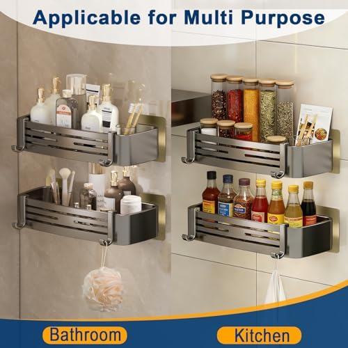 Shower Caddy, No-Drilling Adhesive Shower Shelves - Image 5