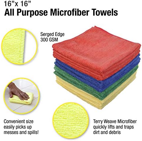 CleanAide Ultra-Absorbent 300 GSM Microfiber Towels - Image 4