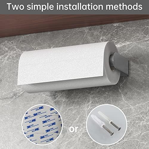 Mbillion Brushed Silver SUS304 Paper Towel Holder - Image 4
