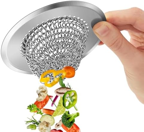 2 Pack Chainlink Kitchen Sink Drain Strainer 4.4 Inch - Image 5