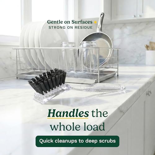 Cuisinart Dish Brush with Handle, 2 Pack, Firm Bristles - Image 4