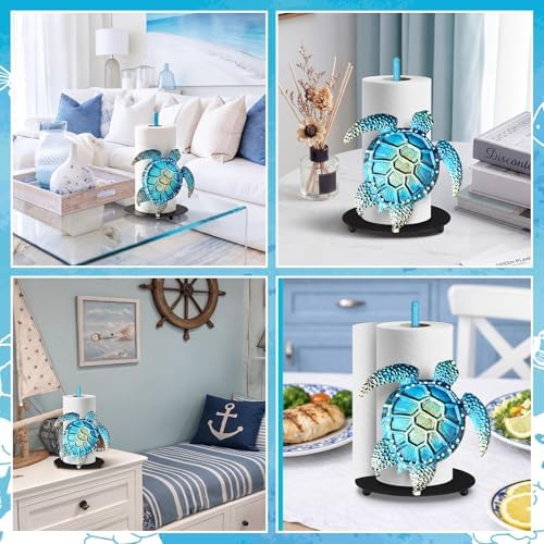 Sea ​​Turtle Paper Towel Holder Beach Coastal Paper Towel Holder Large - Image 5
